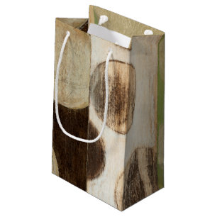 Bolsa De Regalo Pequeña Pintura de madera del panel del tono de la tierra
