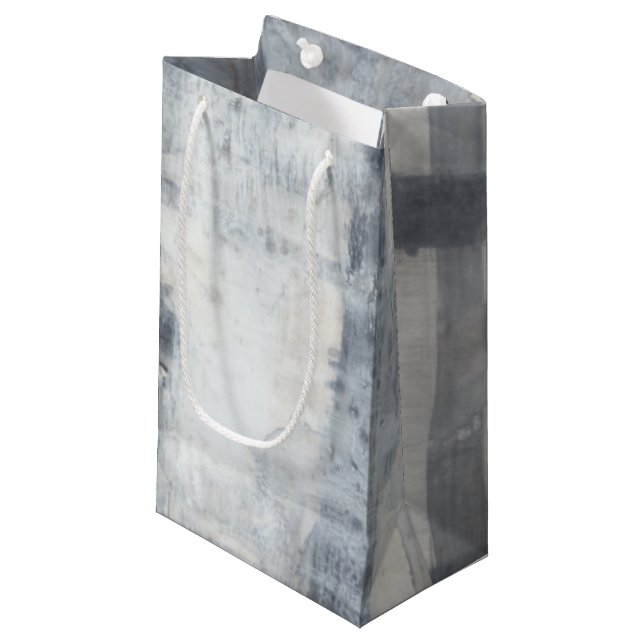 Bolsa De Regalo Pequeña Pintura gris contemporánea (Angulo Anverso)