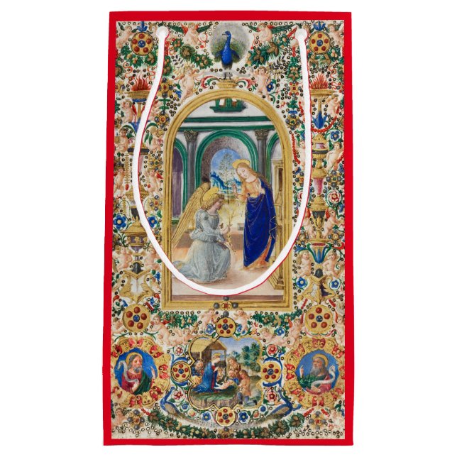 Bolsa De Regalo Pequeña PINTURA TRADICIONAL DE LA BAJA DE REGALOS DE LOS n (Anverso)