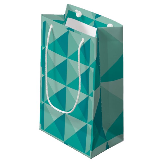 Bolsa De Regalo Pequeña Pirámides turquesas (Angulo Anverso)