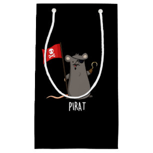 Bolsa De Regalo Pequeña Pirat Rat Pun Dark BG