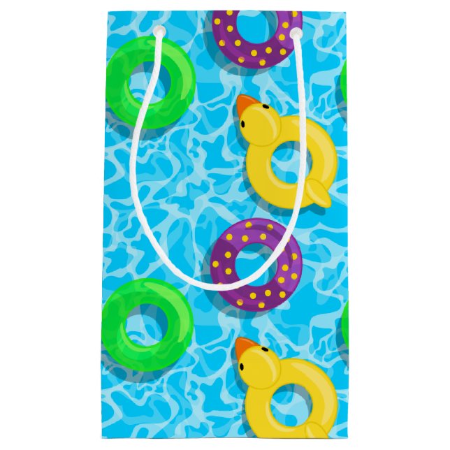 Bolsa De Regalo Pequeña Piscina llena de pisos (Anverso)