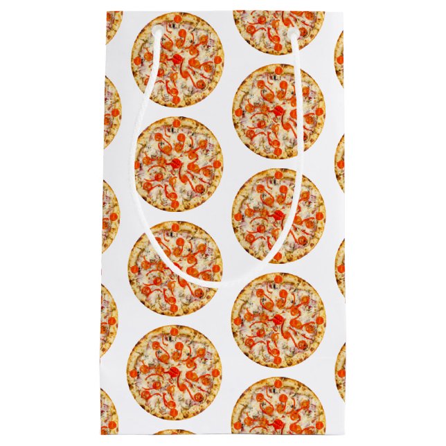 Bolsa De Regalo Pequeña Pizza (Anverso)
