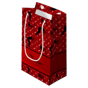 Bolsa De Regalo Pequeña Placa de acero del diamante rojo conocido que