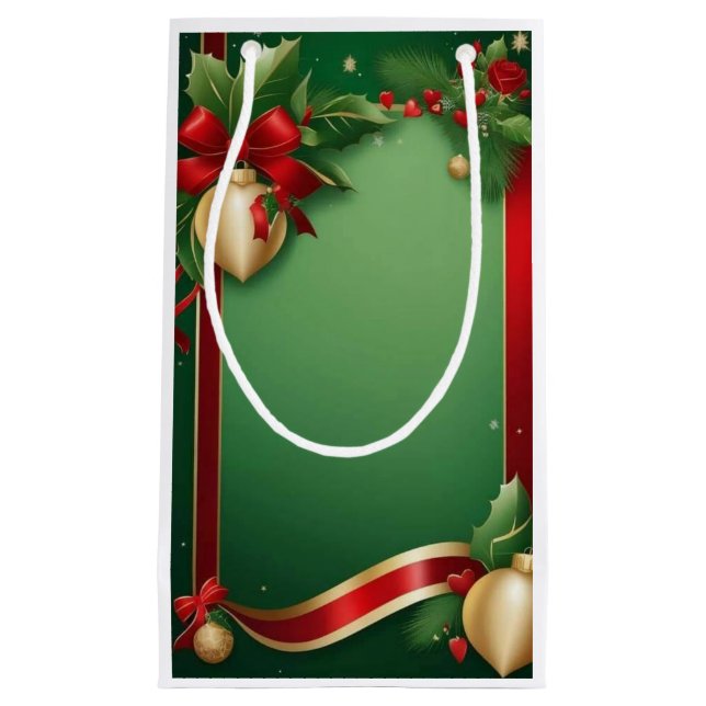 Bolsa De Regalo Pequeña Pochette Cadeau "Houx" (Anverso)