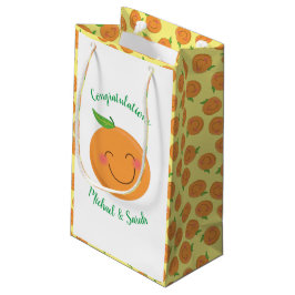 Bolsa De Regalo Pequeña Poco Cutie Tangerine Baby Shower Sexo Neutral