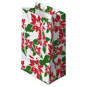 Bolsa De Regalo Pequeña Poinsettia