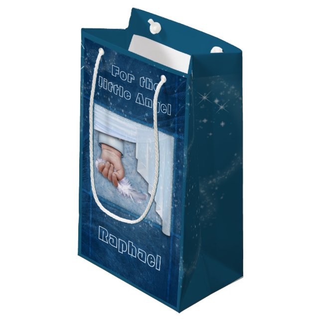 Bolsa De Regalo Pequeña Por el pequeño ángel (personalizable) (Angulo Anverso)