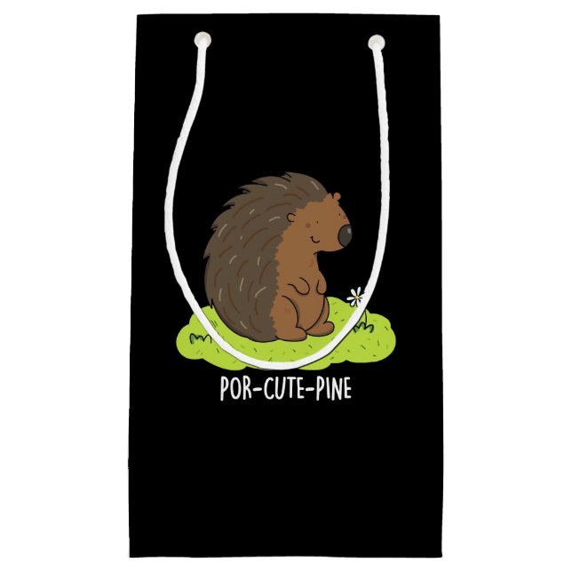 Bolsa De Regalo Pequeña Porcupine Pun Dark BG (Anverso)