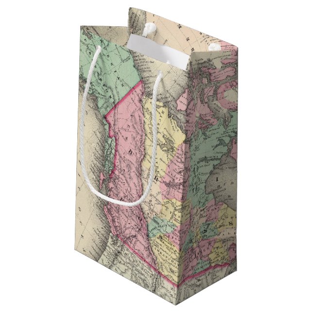 Bolsa De Regalo Pequeña Posesiones británicas, rusas y danesas (Angulo reverso)