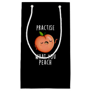 Bolsa De Regalo Pequeña Practicar Lo Que Se Pone El Pun De Fruta Positivo