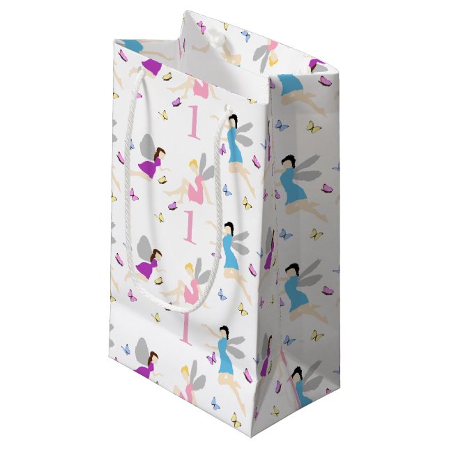 Bolsa De Regalo Pequeña Primer cumpleaños de hada (Angulo Anverso)