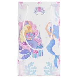 Bolsa De Regalo Pequeña Princess & Mermaid Birthday Invitation Card