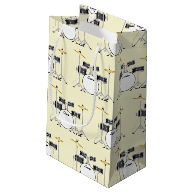 Bolsa De Regalo Pequeña Profesor de juego de tambores (Angulo reverso)