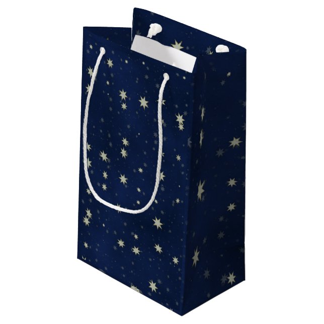 Bolsa De Regalo Pequeña protagoniza el azul (Angulo reverso)