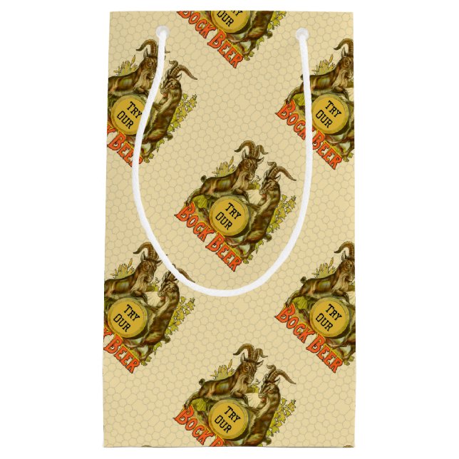 Bolsa De Regalo Pequeña Publicidad de la cerveza de cabra (Anverso)