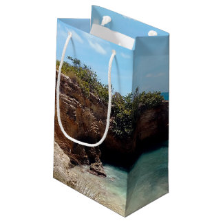 Bolsa De Regalo Pequeña Puente en la playa, Puerto Rico, Cabo Rojo de la