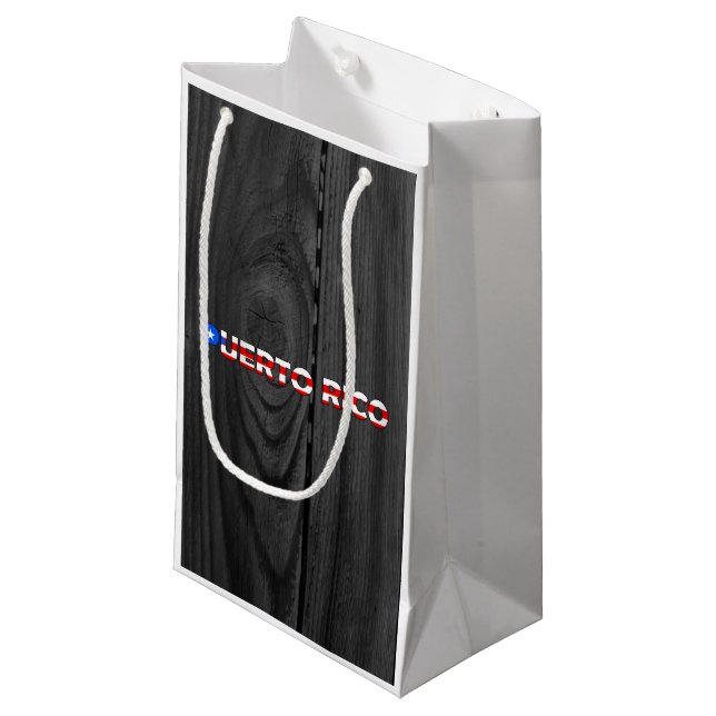 Bolsa De Regalo Pequeña Puerto Rico (Angulo Anverso)