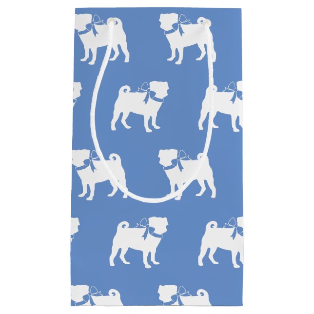 Bolsa De Regalo Pequeña Pug Dog Puppy (Anverso)