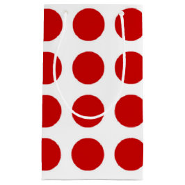 Bolsa De Regalo Pequeña Puntos Rojos