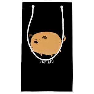 Bolsa De Regalo Pequeña Puptato Gracioso Papúa Pun Dark BG