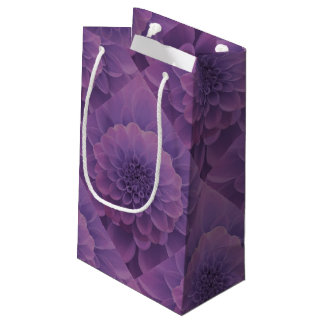 Bolsa De Regalo Pequeña Purple Dahlia
