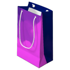 Bolsa De Regalo Pequeña Púrpura y Azul Ahumado