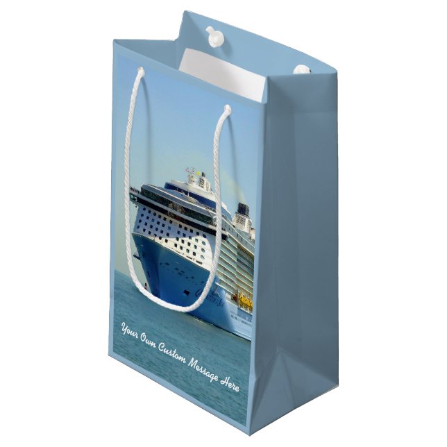 Bolsa De Regalo Pequeña Quantum viene llamando personalizado (Angulo Anverso)