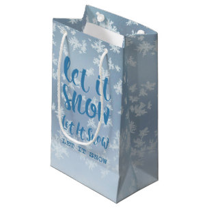 Bolsa De Regalo Pequeña Que Nieva, Que Nieva, Que Nieva.