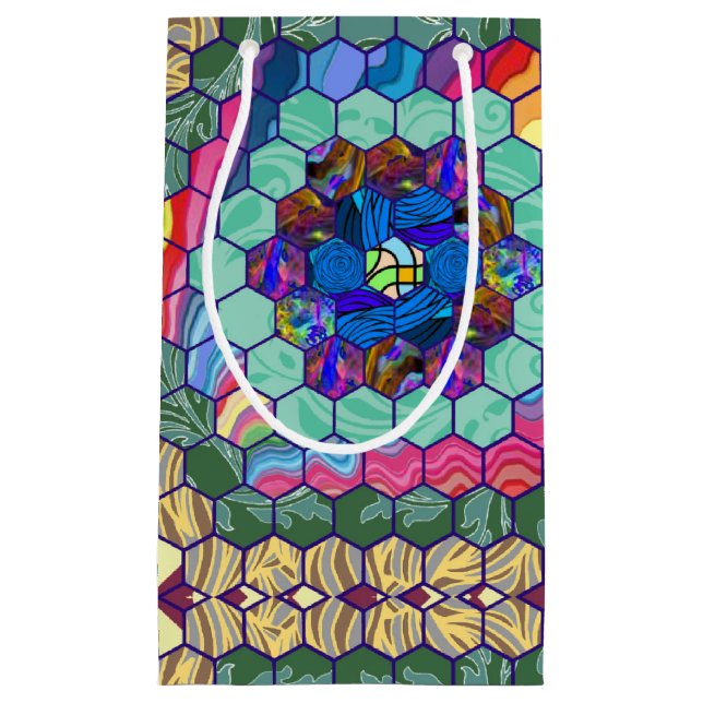 Bolsa De Regalo Pequeña Quilt casero (Anverso)