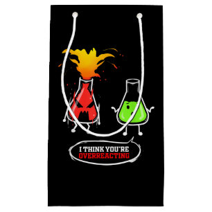 Bolsa De Regalo Pequeña Química Química Laboratorio Químico Que Reaccionan
