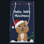 Bolsa De Regalo Pequeña Quokka Christmas Snow Winter Animals Quokkas Small<br><div class="desc">The Quokka for Christmas as a greeting card. Funny animals with gifts and snow for the holidays. Also funny for christmas in July. Quokkas are cute animals and perfect for Christmas.</div>
