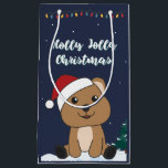 Bolsa De Regalo Pequeña Quokka Christmas Snow Winter Animals Quokkas Small<br><div class="desc">The Quokka for Christmas as a greeting card. Funny animals with gifts and snow for the holidays. Also funny for christmas in July. Quokkas are cute animals and perfect for Christmas.</div>