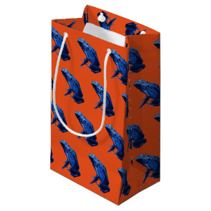 Bolsa De Regalo Pequeña Rana Dart de veneno azul