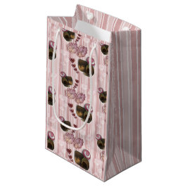Bolsa De Regalo Pequeña Rayas de trufa