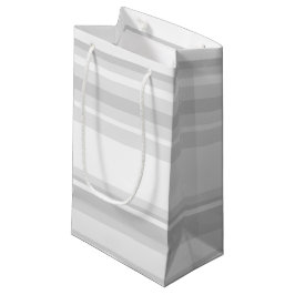 Bolsa De Regalo Pequeña Rayas gris claro