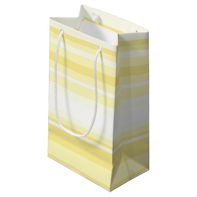 Bolsa De Regalo Pequeña Rayas limoneras (Angulo Anverso)
