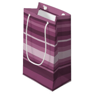 Bolsa De Regalo Pequeña Rayas malvas