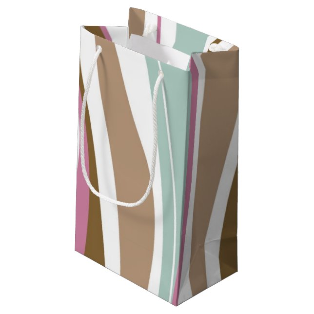 Bolsa De Regalo Pequeña Rayas retras (Angulo reverso)
