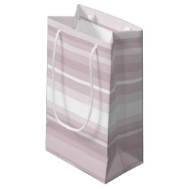 Bolsa De Regalo Pequeña rayas rosadas de cuarzo Rosa