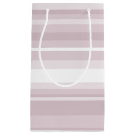 Bolsa De Regalo Pequeña rayas rosadas de cuarzo Rosa