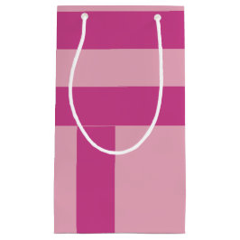 Bolsa De Regalo Pequeña Rayas rosadas oscuras y claras