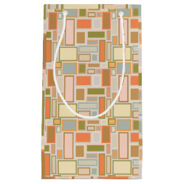 Bolsa De Regalo Pequeña Rectángulos de Boho