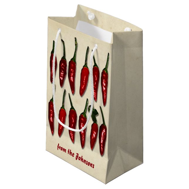 Bolsa De Regalo Pequeña Red Hot Chili Peppers personalizó (Angulo Anverso)