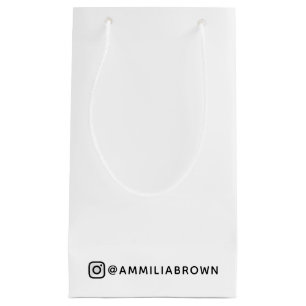 Bolsa De Regalo Pequeña Regalo de Instagram Diseño personalizado con tu