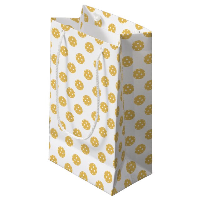 Bolsa De Regalo Pequeña Regalo de patrón de bola de bolas de Naranja diver (Angulo Anverso)