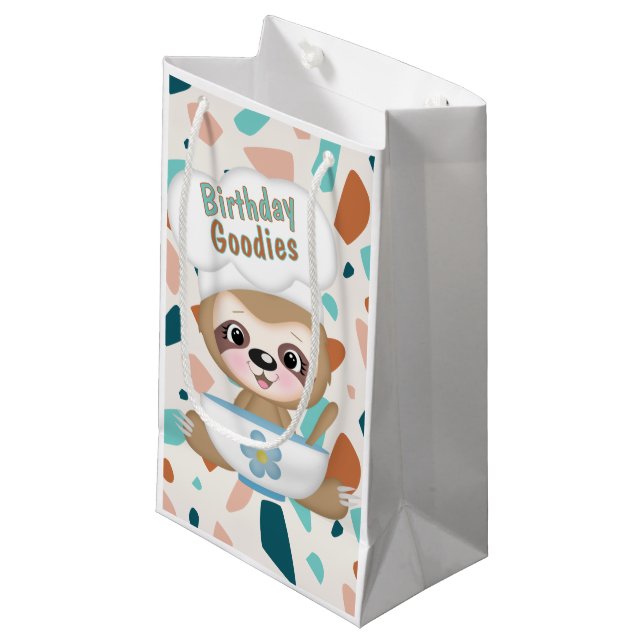 Bolsa De Regalo Pequeña Regalos de Cumpleaños (Angulo Anverso)