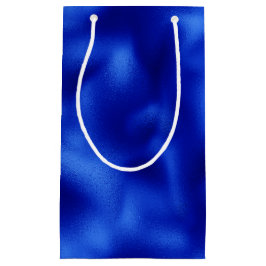 Bolsa De Regalo Pequeña Relieve metalizado Azul Real Hanukkah