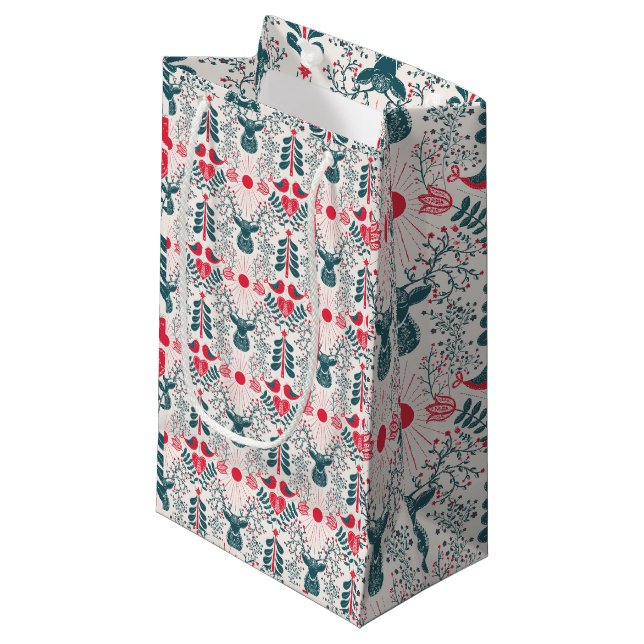 Bolsa De Regalo Pequeña Reno escandinavo (Angulo Anverso)