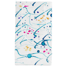 Resumen arte colorido olas tropicales poco profund